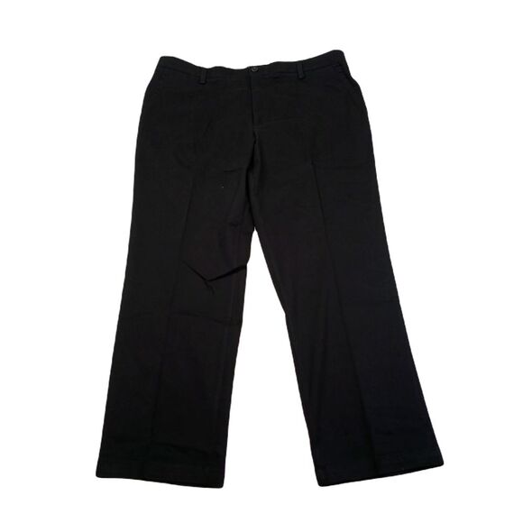 Dockers‎ Khaki Stretch Pants Mens 40x30 Black Easy Classic Fit $50 - Picture 1 of 8